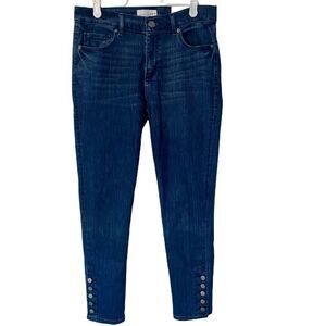 Loft Ann Taylor Skinny Cropped Jeans Blue New with Tags size 8 Y